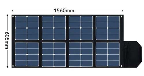 ゴイク電池のポータブル電源は折り畳み式ソーラーパネルが付属！